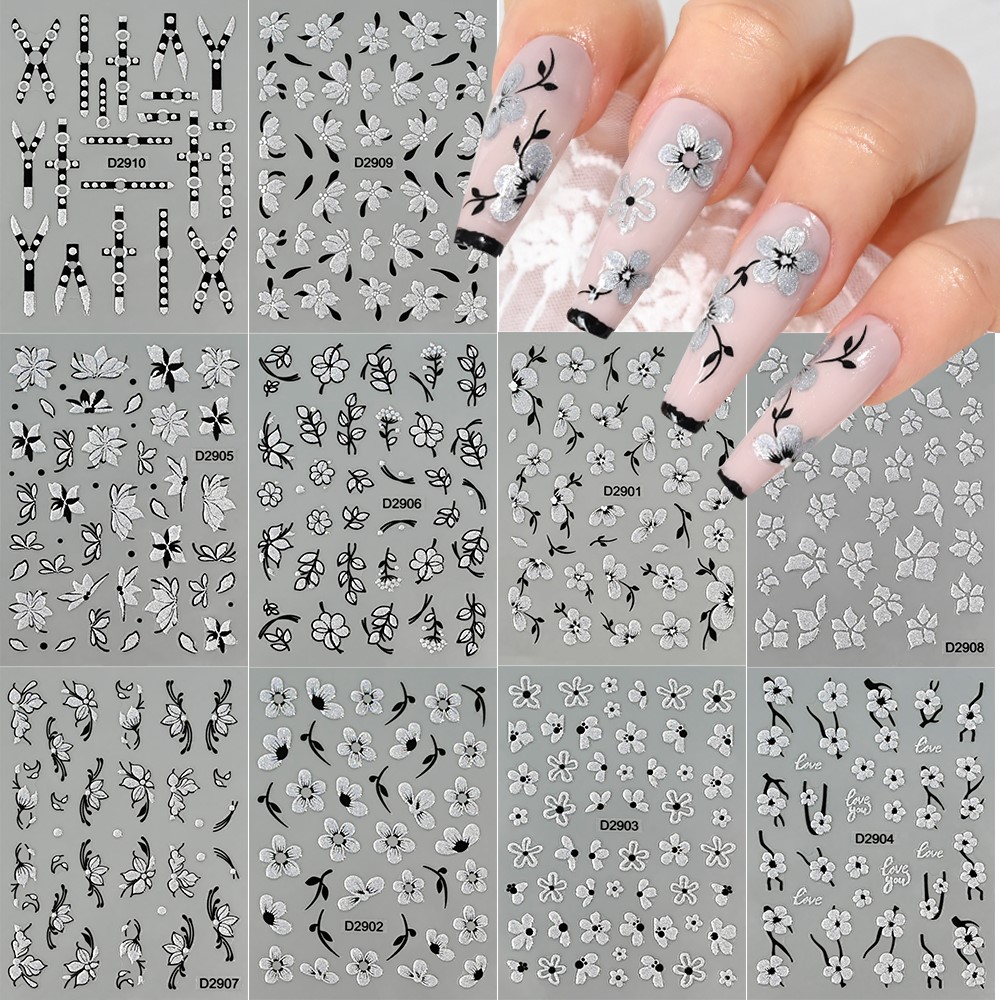 1pcs Gothic Punk Black Line Na - Nail Art Vampire incelemesi ve fiyatı