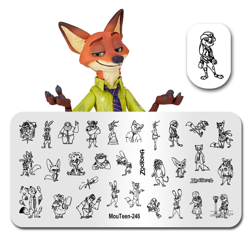 MouTeen-246 Disney Big Size Zo - Nail Art Zootopia incelemesi ve fiyatı
