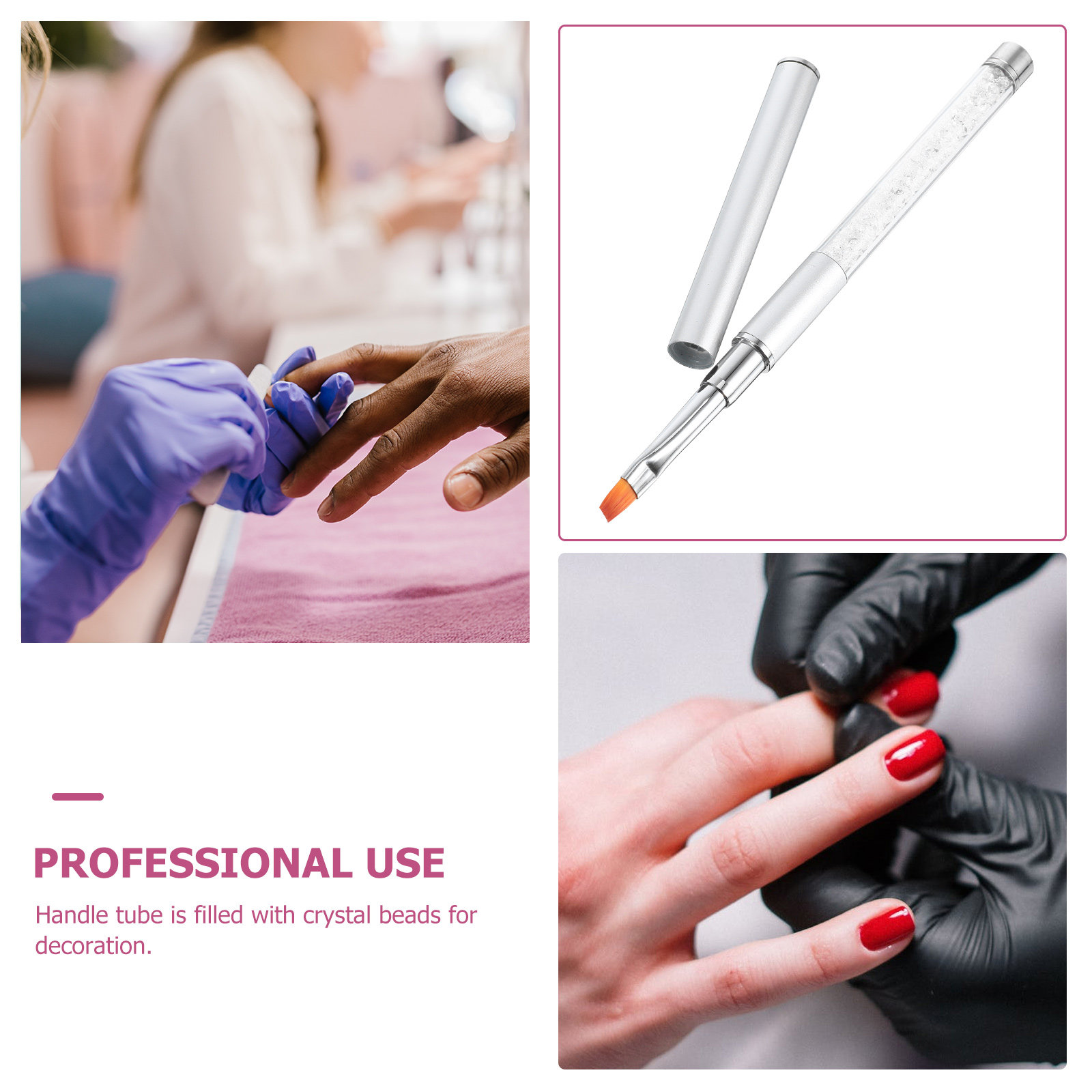 Pen Nail Art Brush with Crysta - Nail Art Natural incelemesi ve fiyatı
