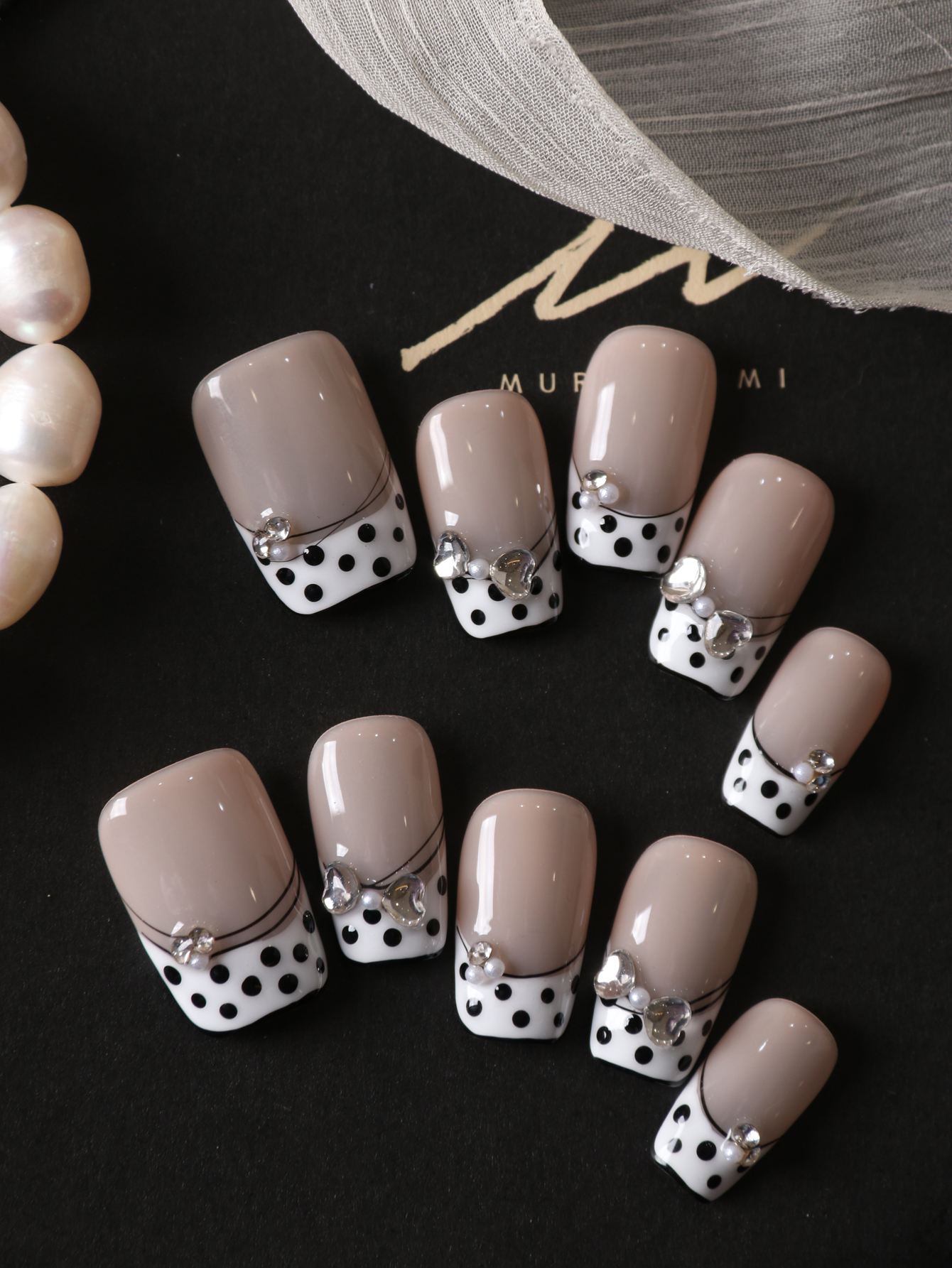 10Pcs Press on Nails Short Whi - Nail Adhesive Tab incelemesi ve fiyatı