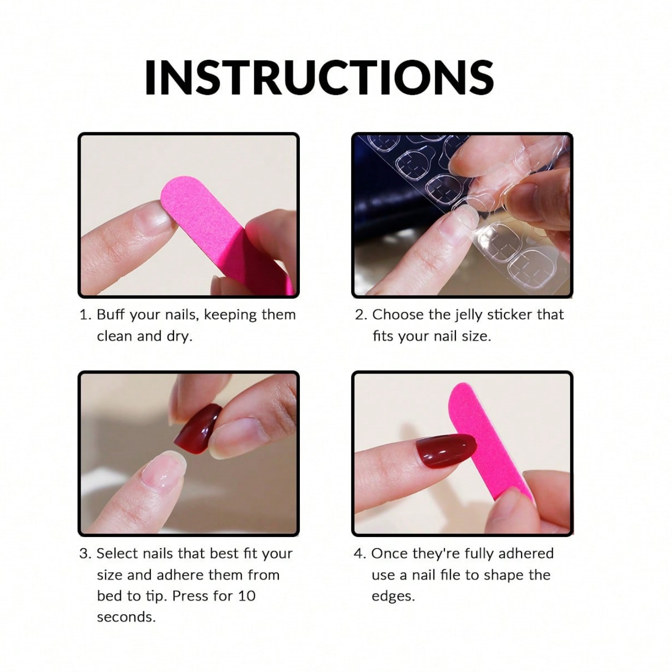 10pcs handmade coffin shaped n - Nail Art Red incelemesi ve fiyatı