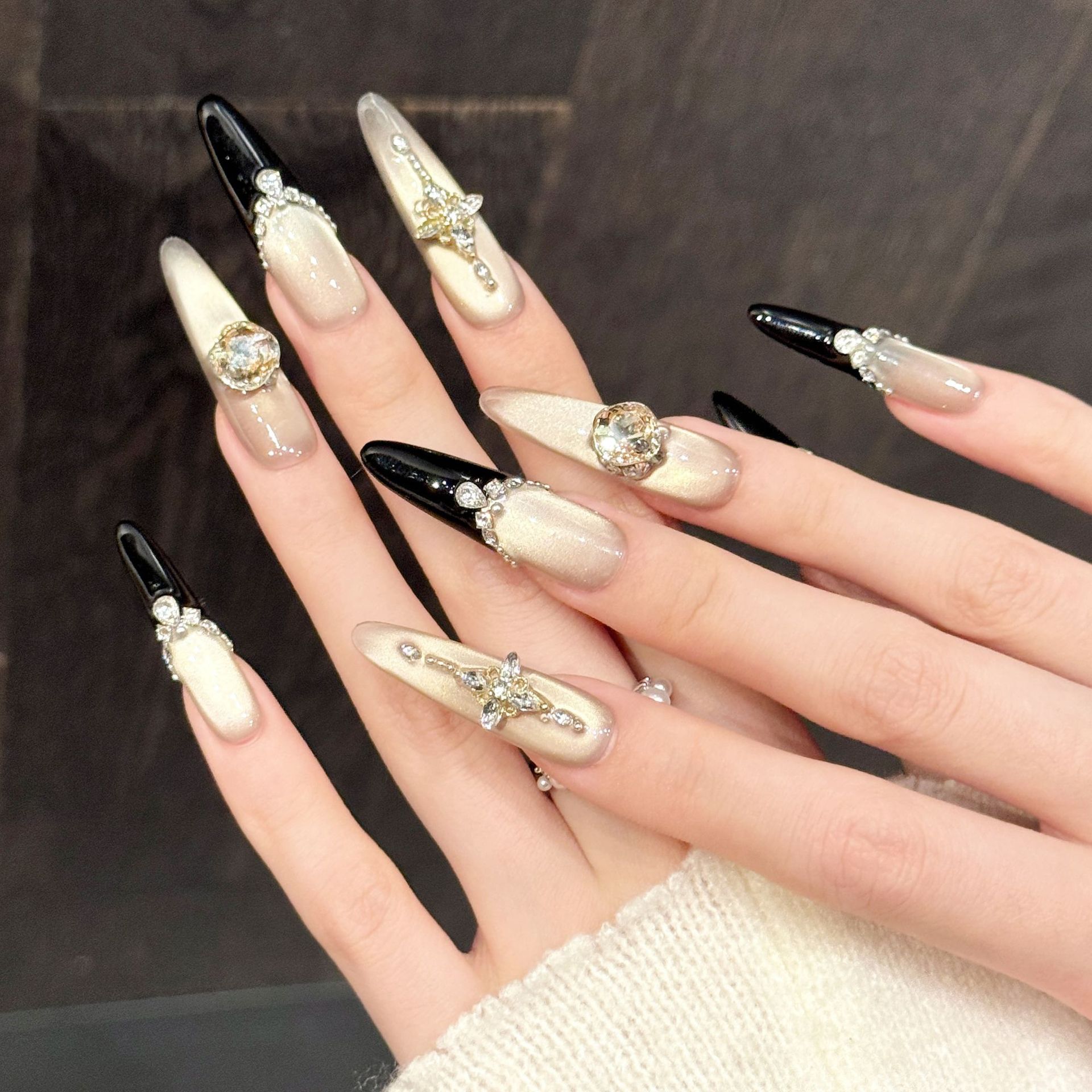 10 PCS Luxury Handmade Press o - Nail Adhesive Tab incelemesi ve fiyatı