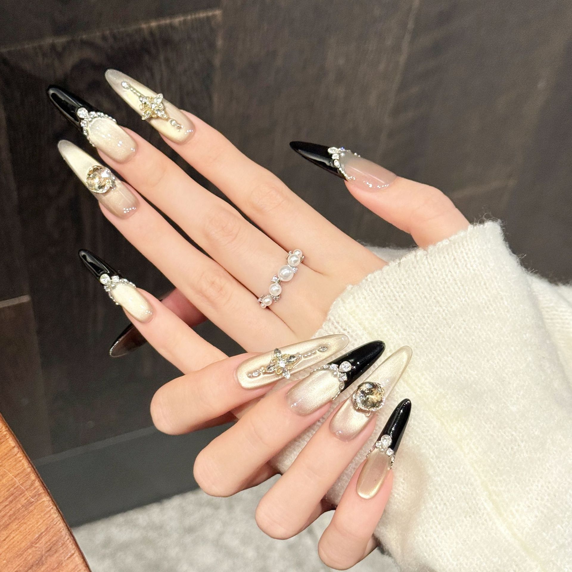 10 PCS Luxury Handmade Press o - Nail Adhesive Tab incelemesi ve fiyatı