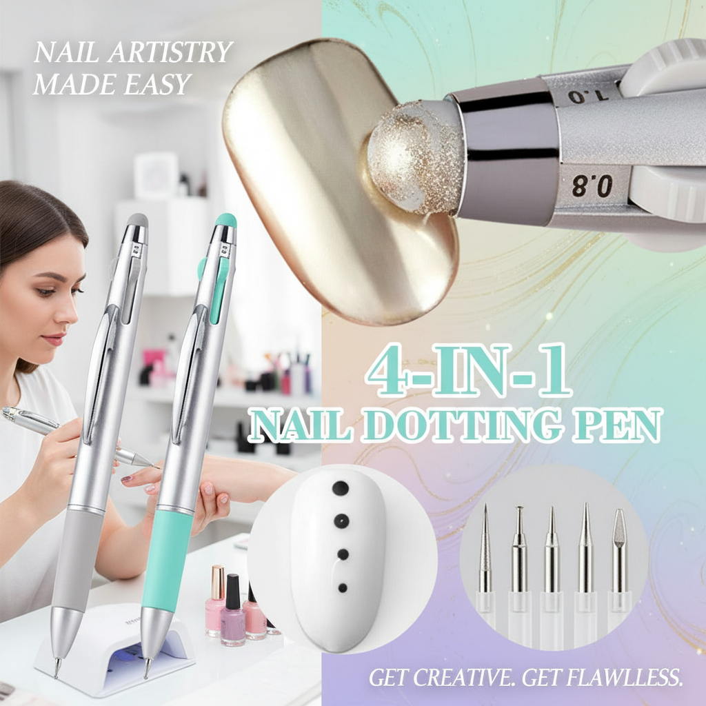 Four-in-One Nail Art Bead Pen  - Nail Art Dotting Tool incelemesi ve fiyatı