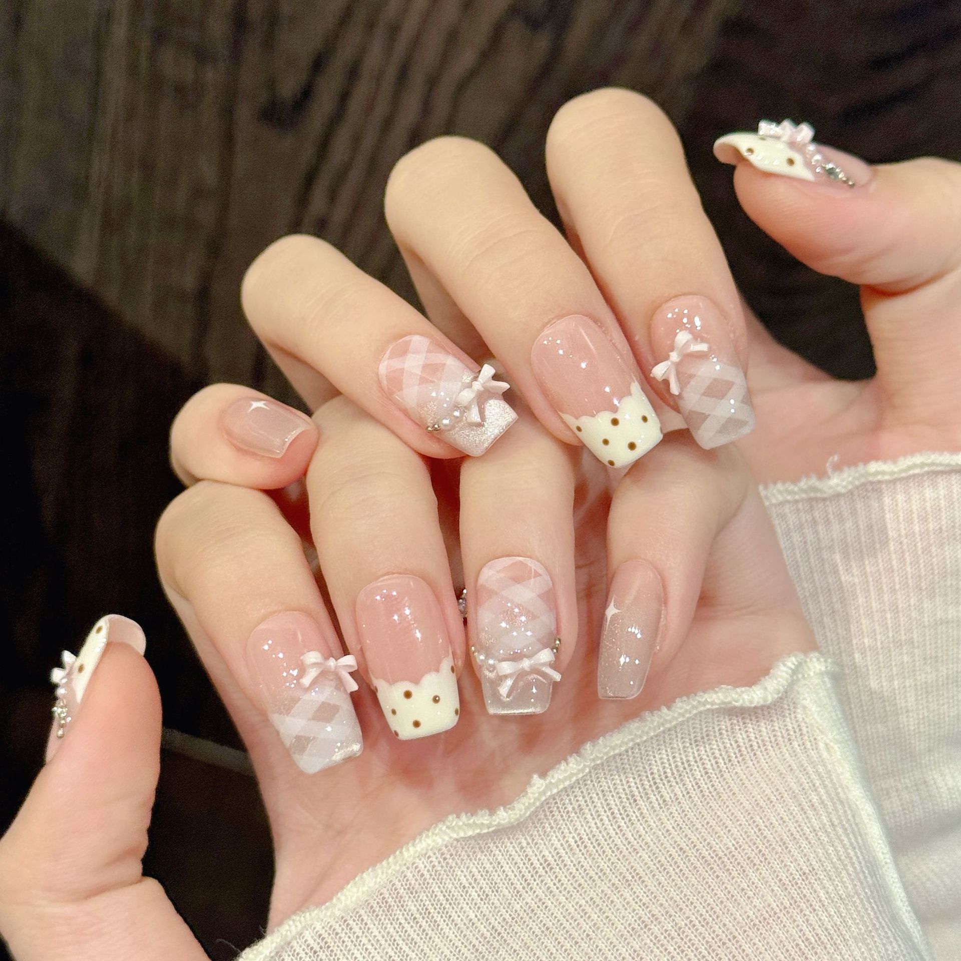 10 PCS Luxury Handmade Press o - Nail Adhesive Tab incelemesi ve fiyatı